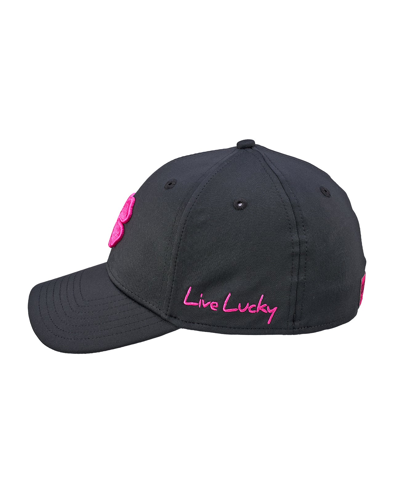 Premium Clover 185 Black Fitted Performance Hat 5 Premium Clover 185 Black Fitted Performance Hat