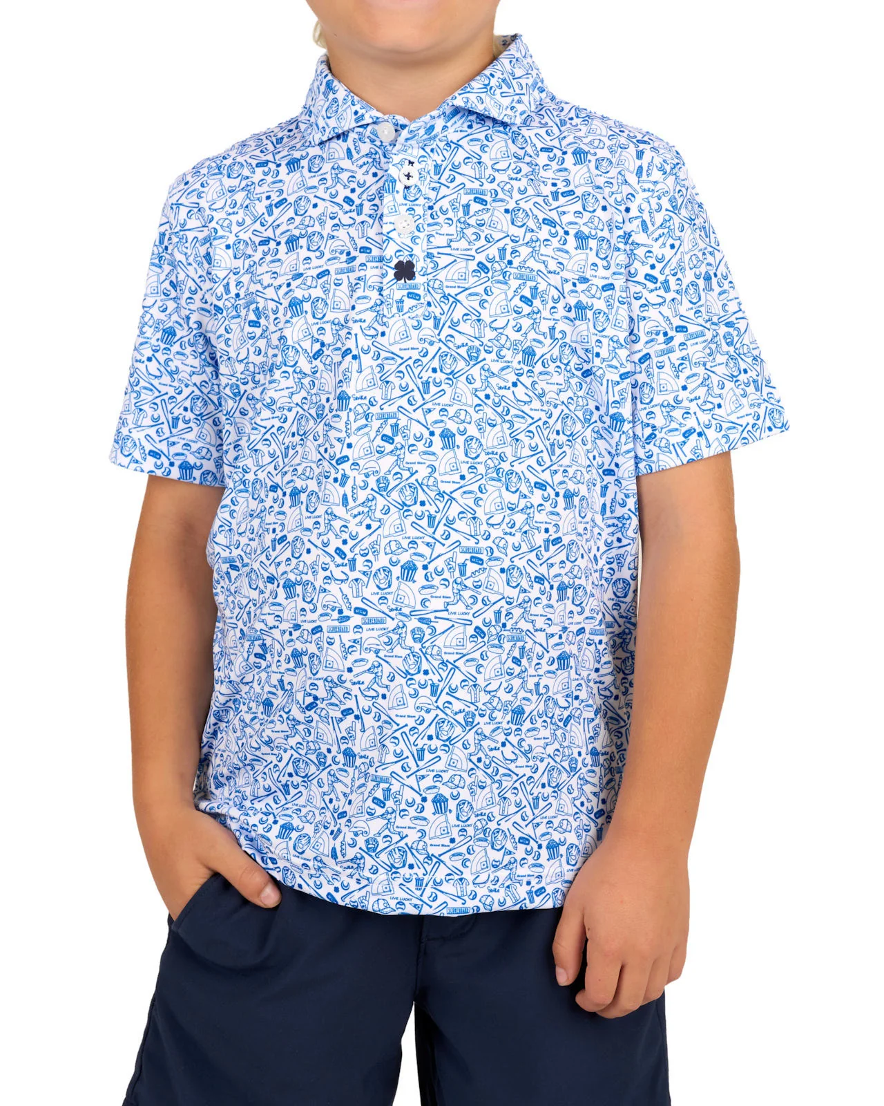 Jr Baseball Luck Polo