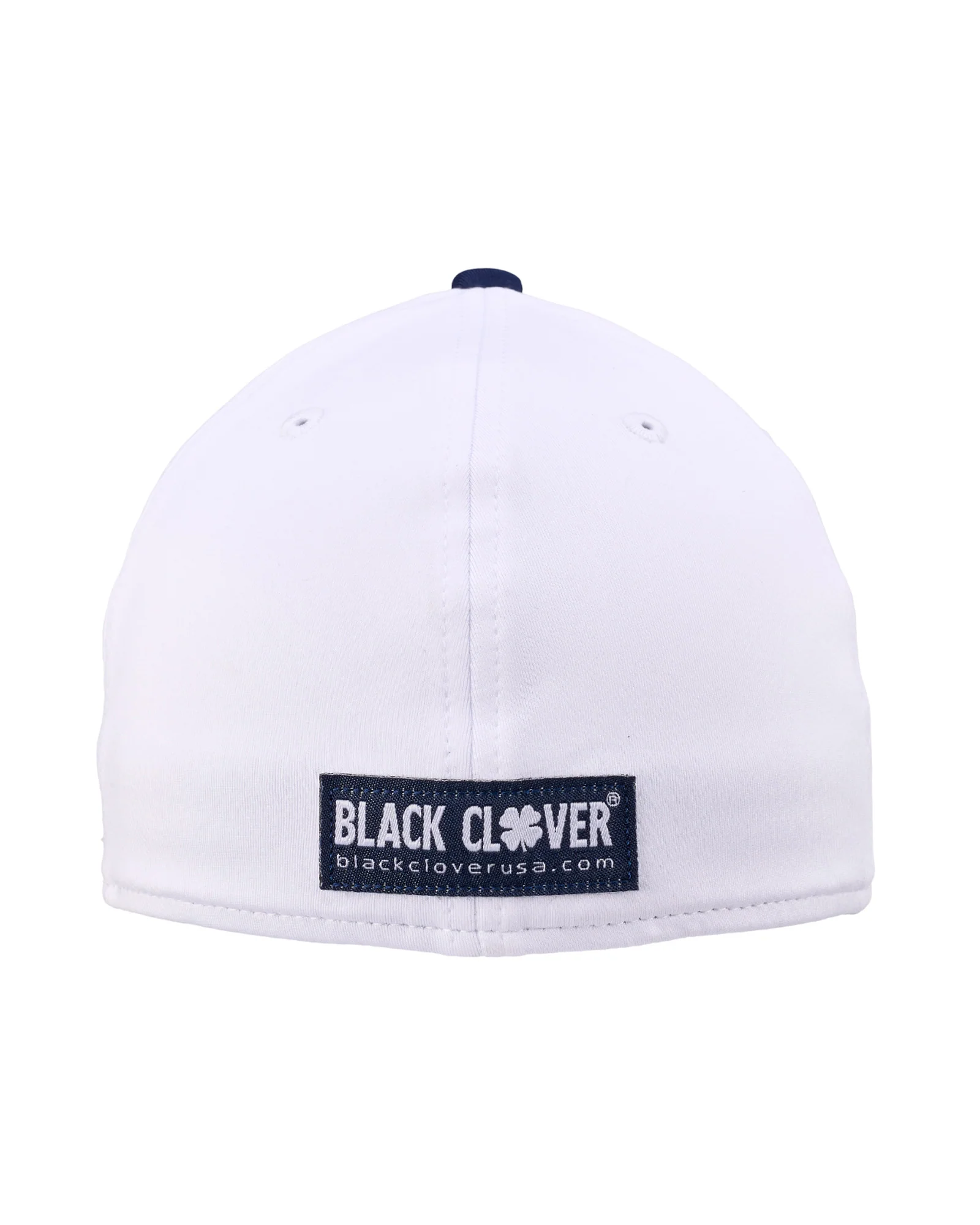 Premium Clover 173 White Fitted Performance Hat 6 Premium Clover 173 White Fitted Performance Hat
