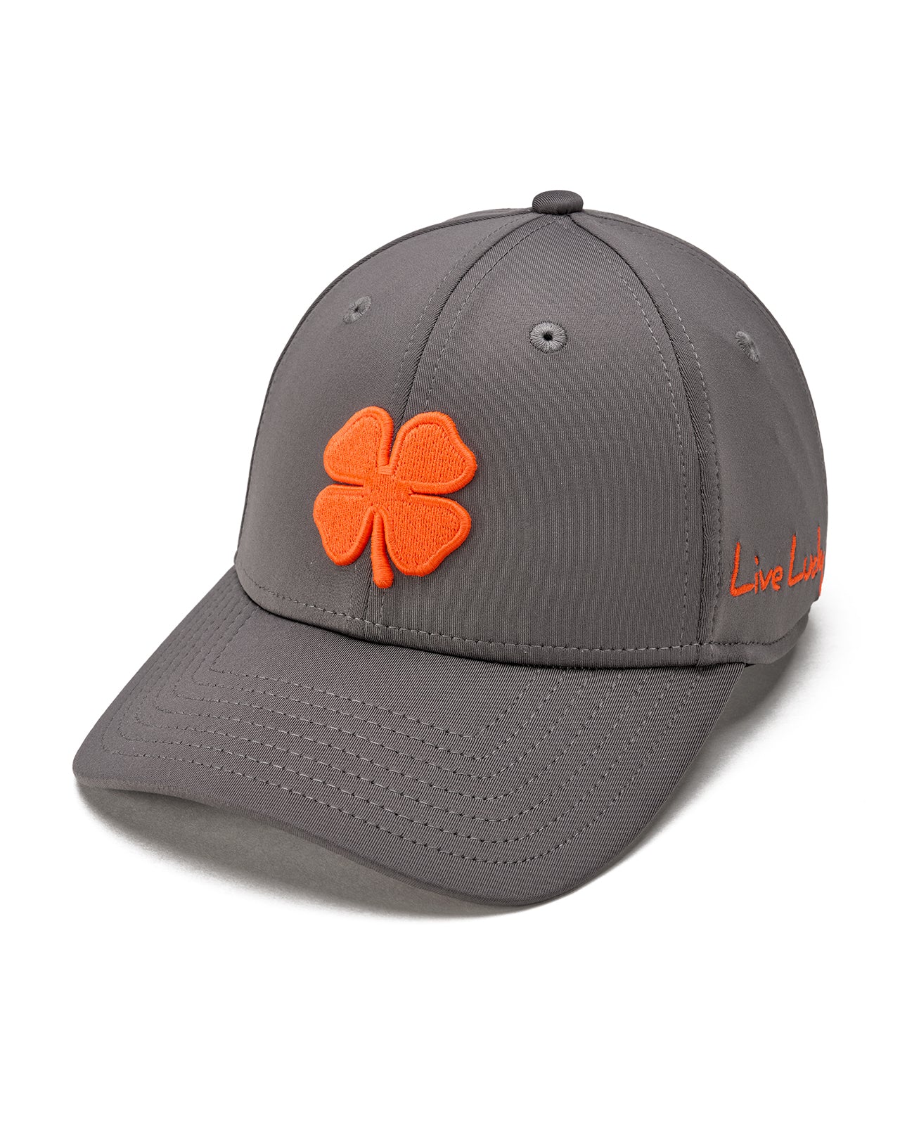Premium Clover 186 Charcoal Fitted Performance Hat