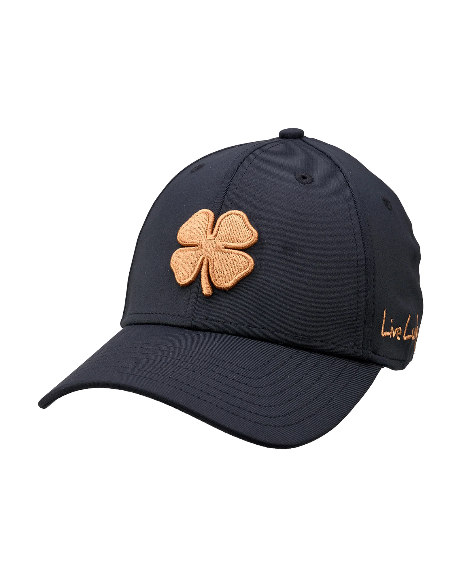 Premium Clover 182 Black Fitted Performance Hat 4 Premium Clover 182 Black Fitted Performance Hat