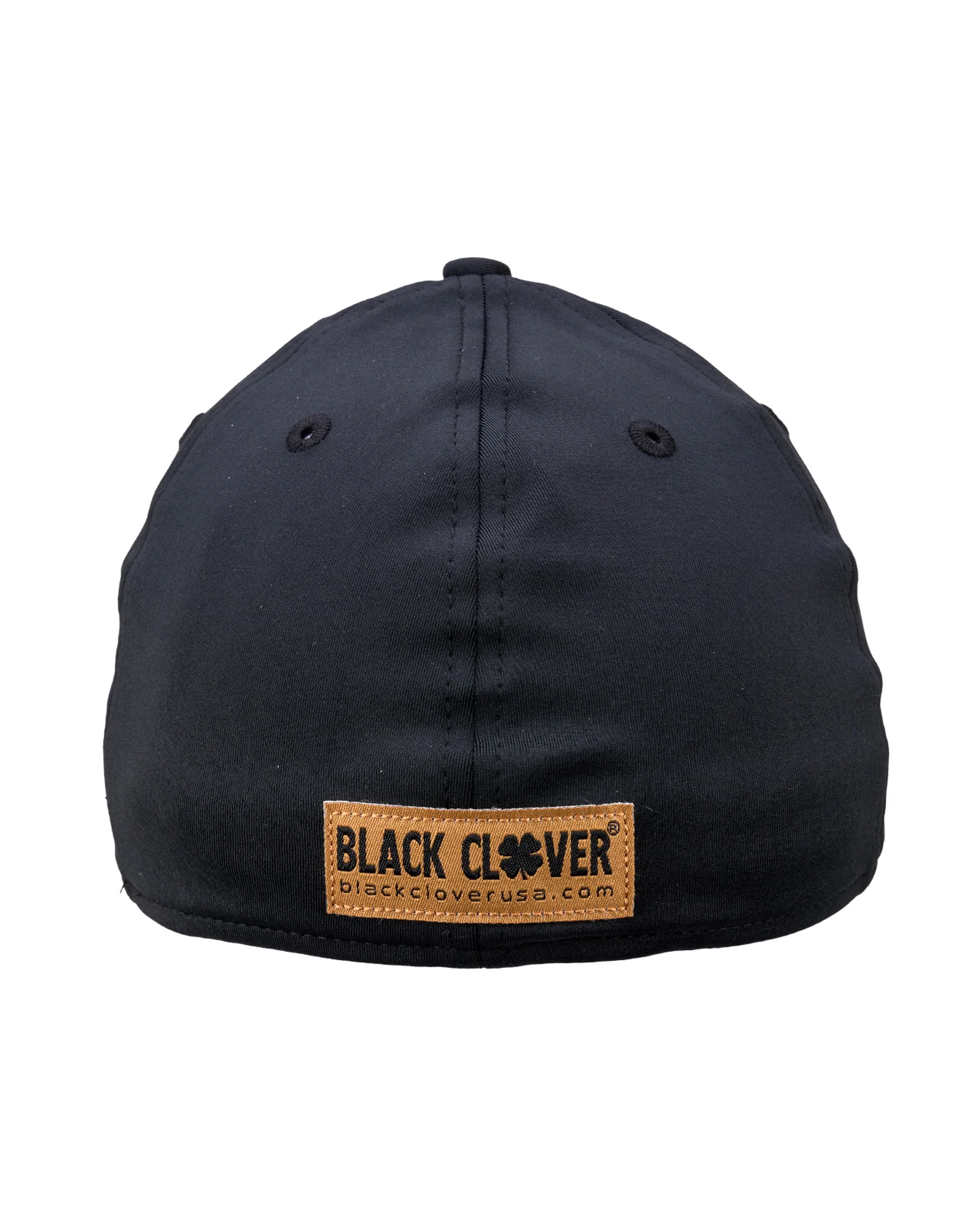 Premium Clover 182 Black Fitted Performance Hat 6 Premium Clover 182 Black Fitted Performance Hat
