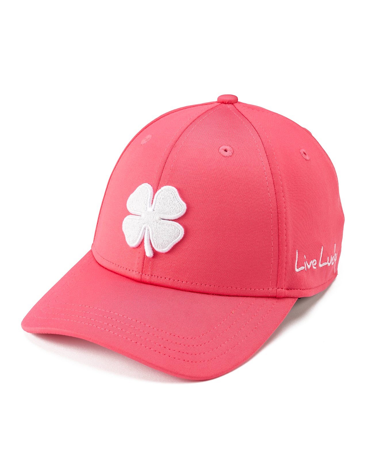Premium Clover 144 Pink Fitted Performance Hat
