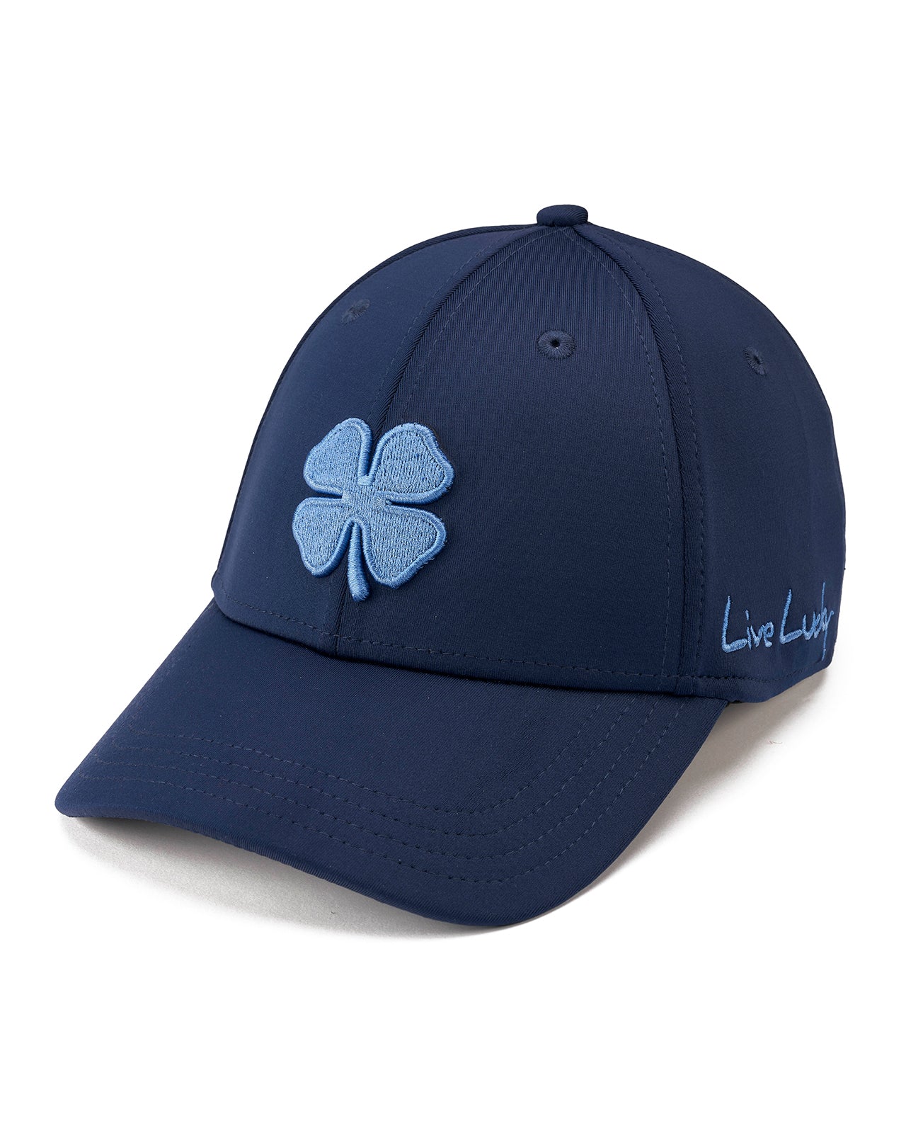 Premium Clover 161 Blue Fitted Performance Hat