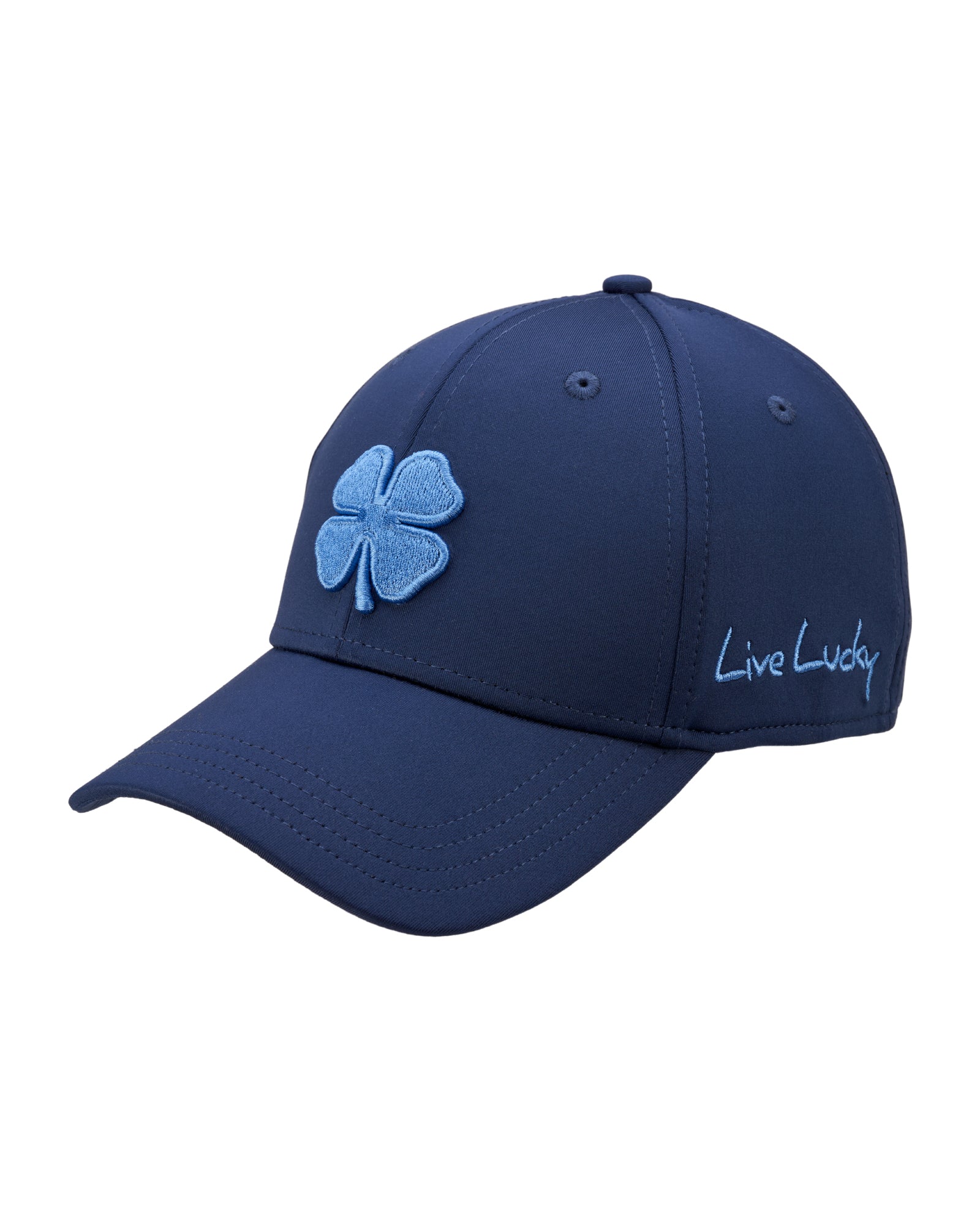 Premium Clover 161 Blue Fitted Performance Hat 3 Premium Clover 161 Blue Fitted Performance Hat