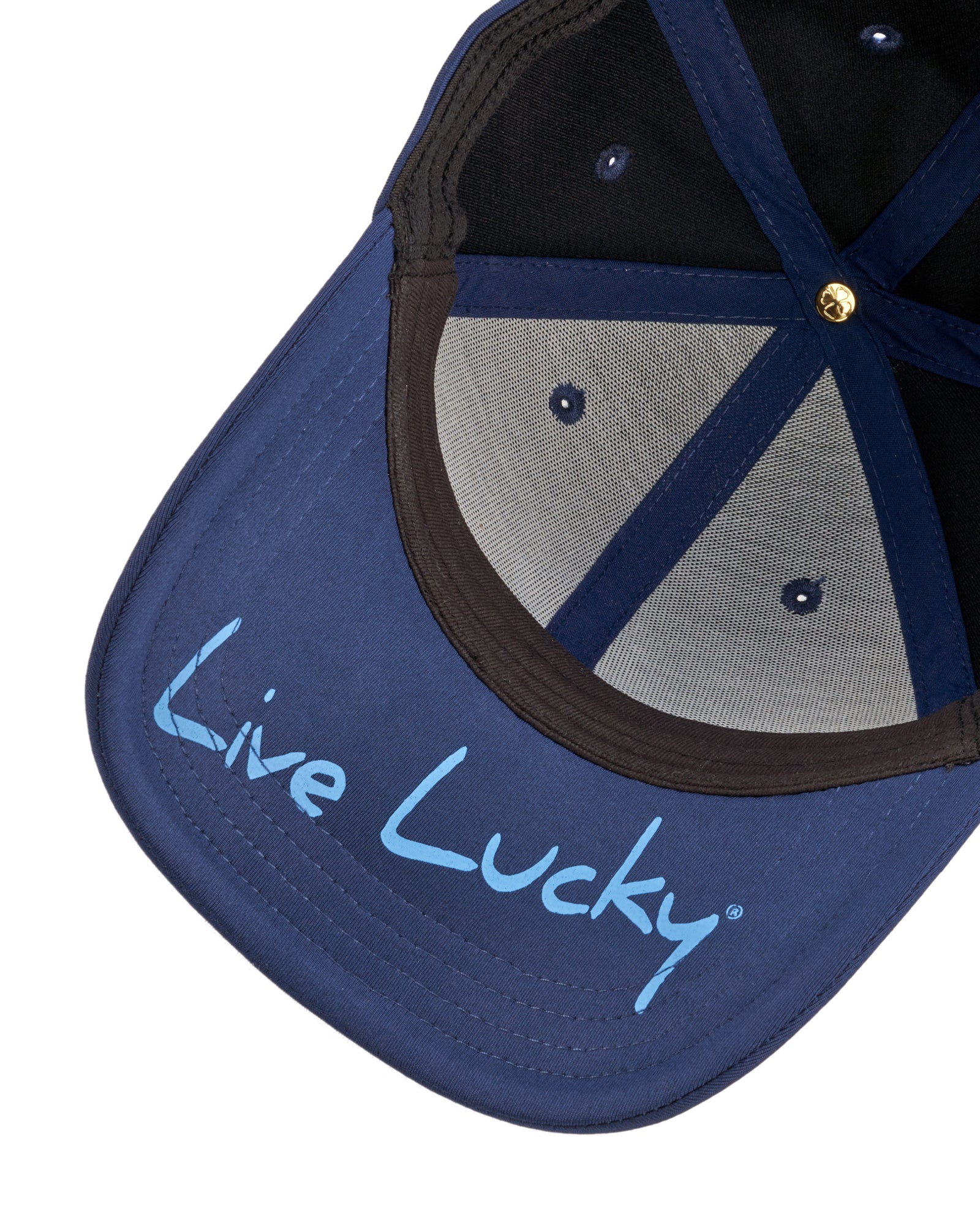 Premium Clover 161 Blue Fitted Performance Hat 6 Premium Clover 161 Blue Fitted Performance Hat