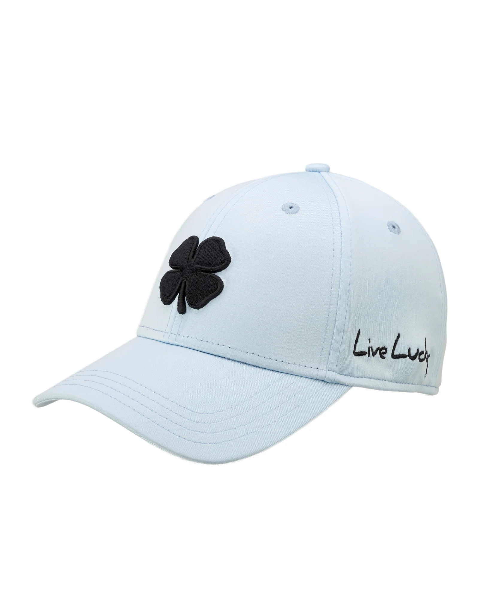 Premium Clover 155 Blue Fitted Performance Hat 4 Premium Clover 155 Blue Fitted Performance Hat