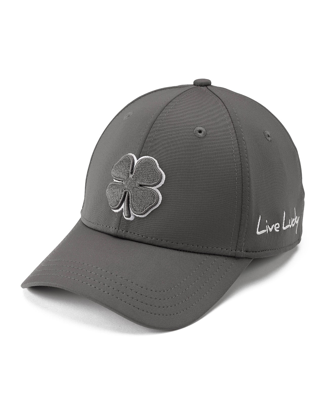 Premium Clover 137 Grey Fitted Performance Hat
