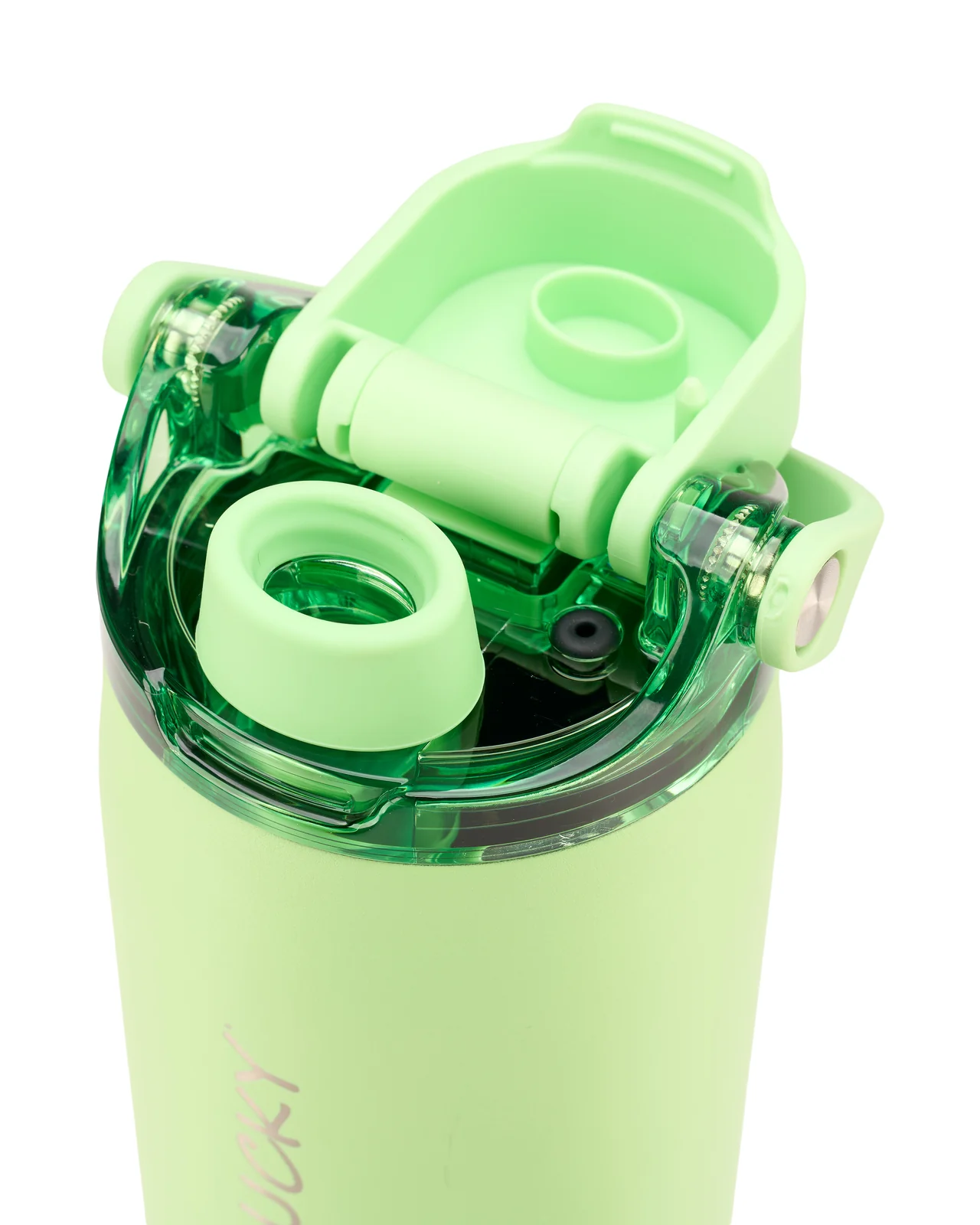 "Live Lucky" Green Wellness Water Bottle - Kiwi 2 "Live Lucky" Green Wellness Water Bottle - Kiwi