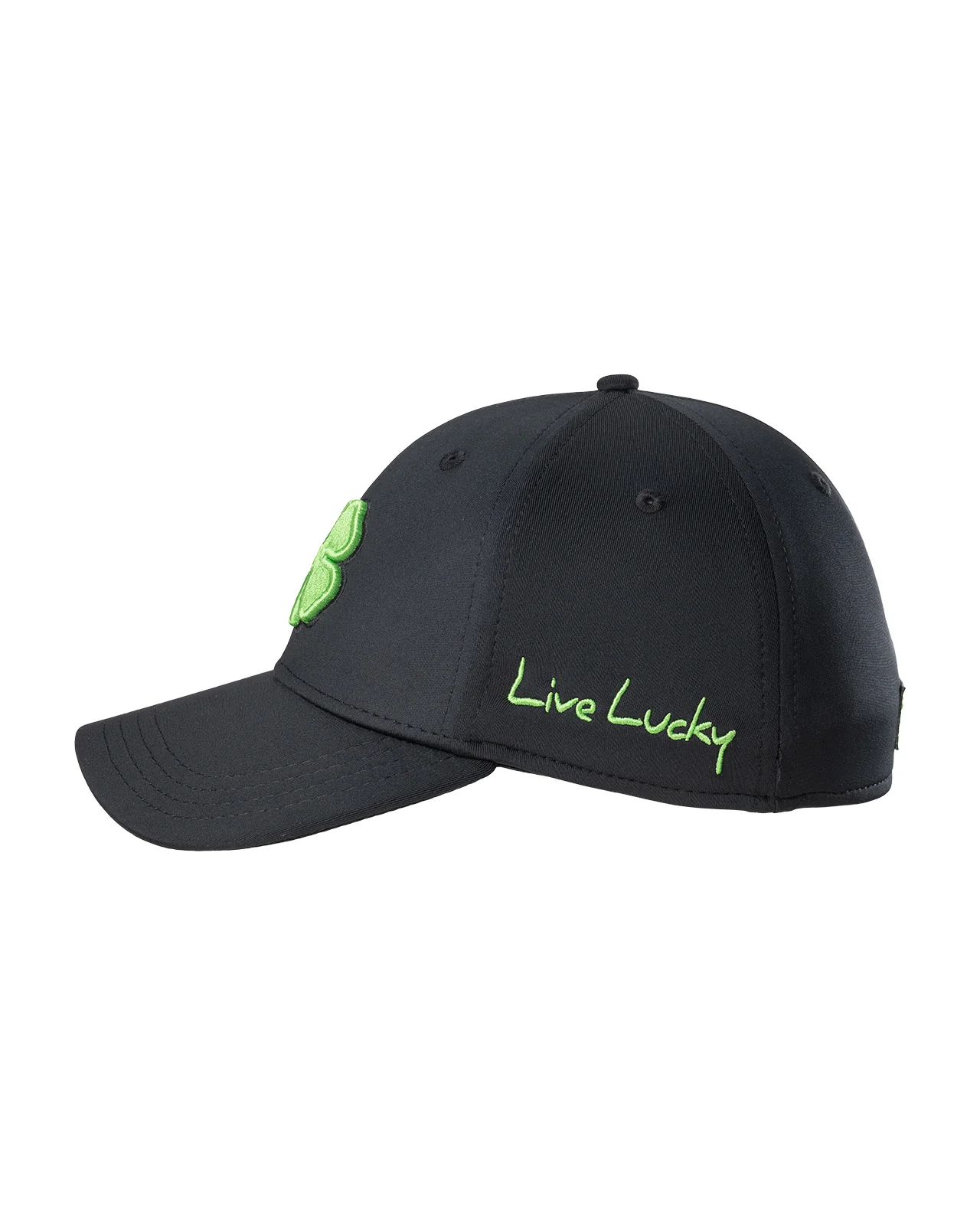 Premium Clover 51 Black Fitted Performance Hat 5 Premium Clover 51 Black Fitted Performance Hat