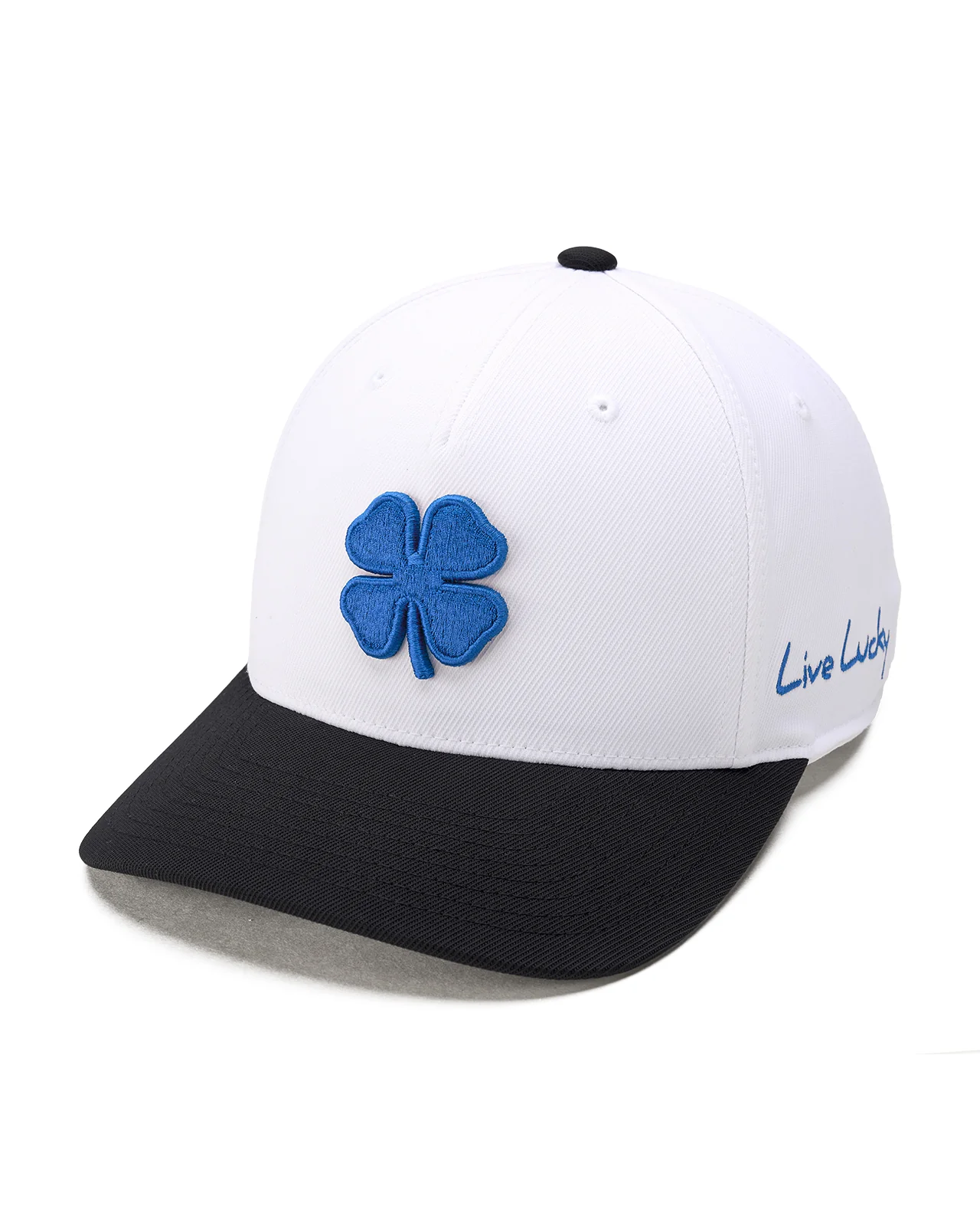 Superior 6 - White and Black Clover Hat