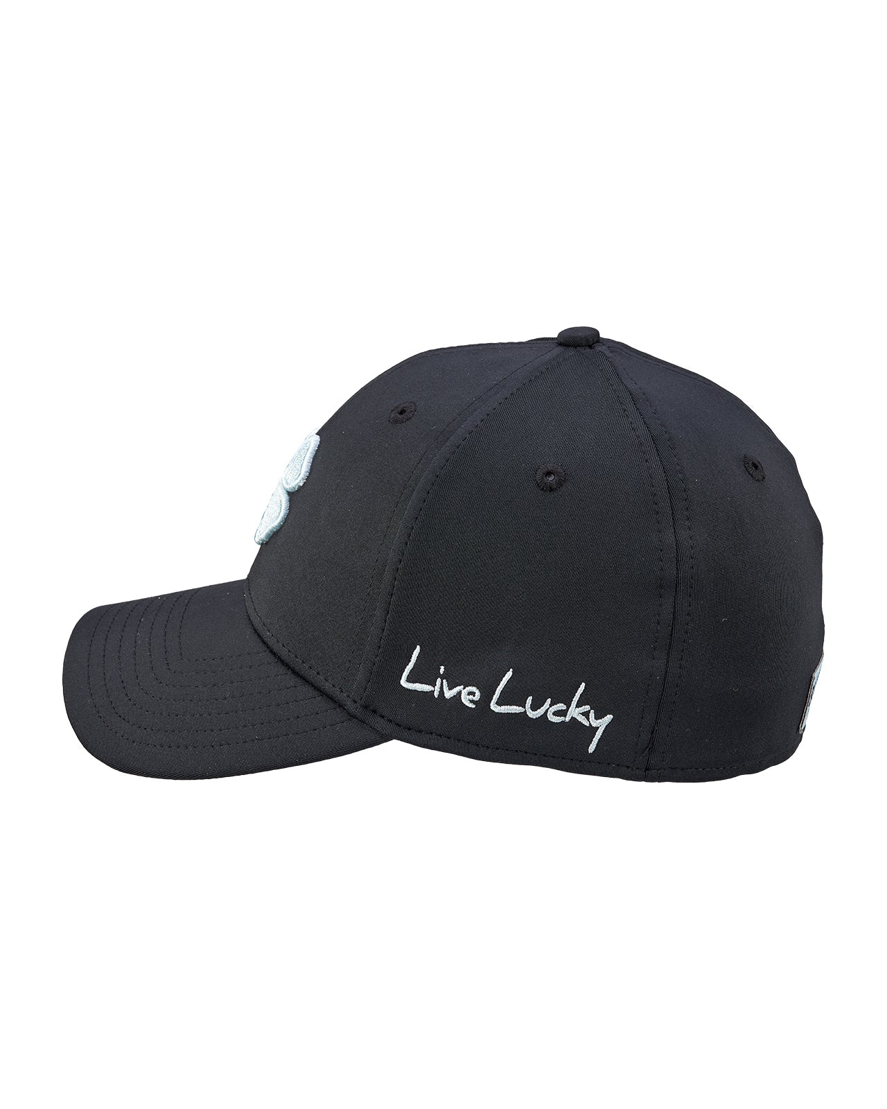 Premium Clover 187 Black Fitted Performance Hat 5 Premium Clover 187 Black Fitted Performance Hat
